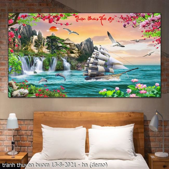 tranh thuyen buom 13 8 2021 ha